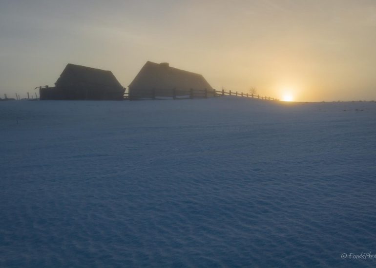 Mont-Saint-Michel in the mist