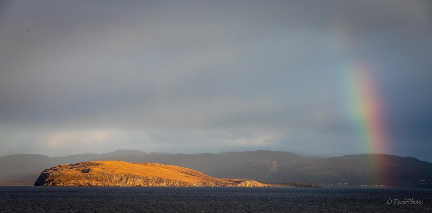 Entering loch Broom in the direction of Ullapool