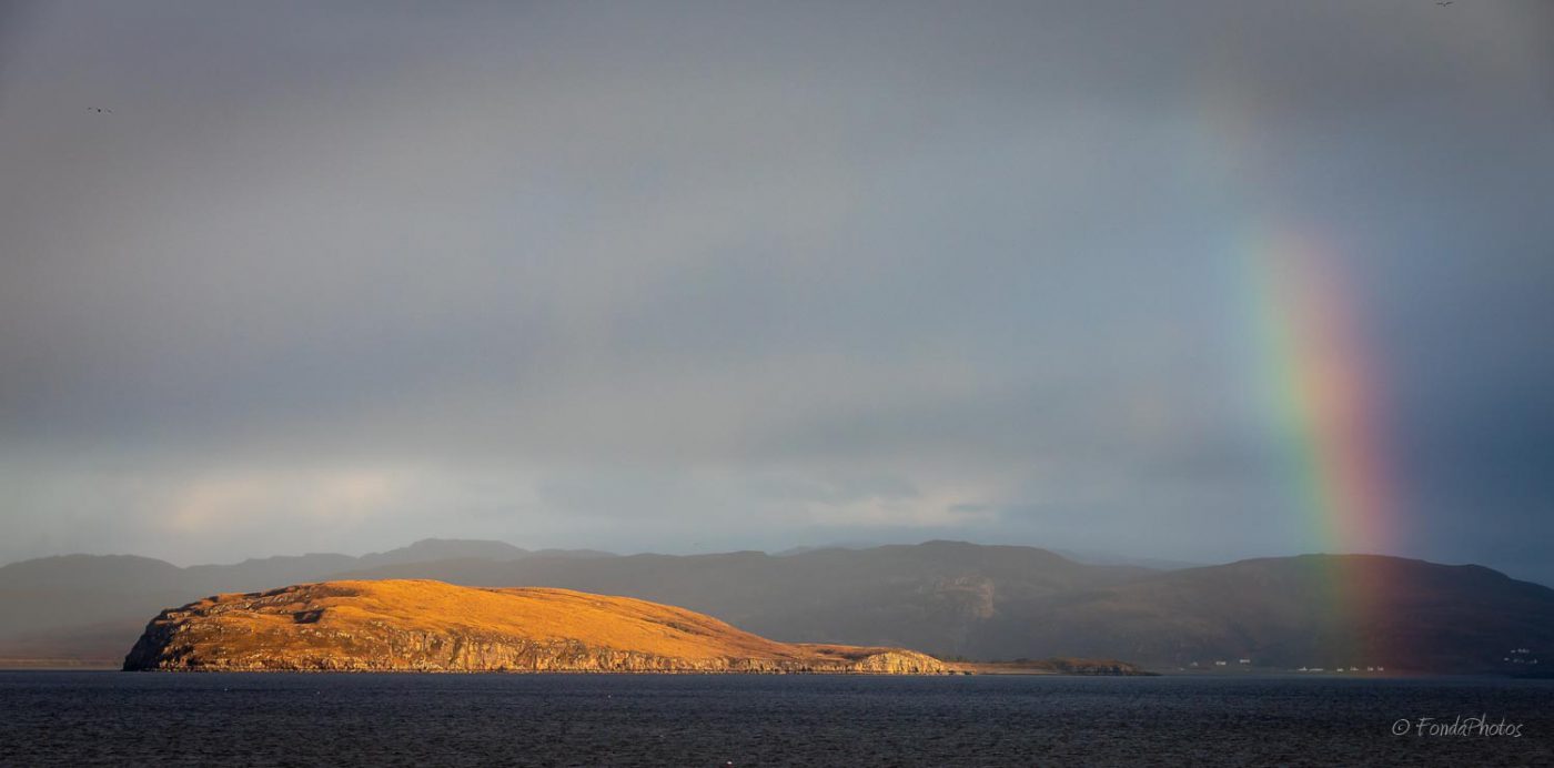 Entrée dans loch Broom en direction d'llapool