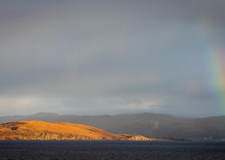 Entering loch Broom in the direction of Ullapool, Wester Ross