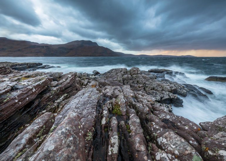 Entering loch Broom in the direction of Ullapool, Wester Ross