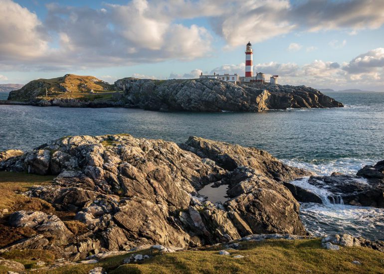 Harris Island, view to Skye