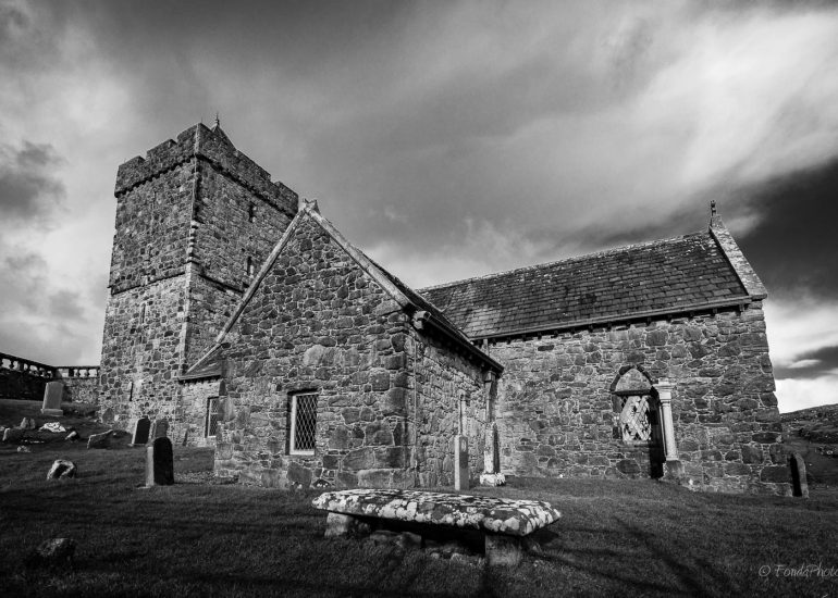 Harris Island, view to Skye