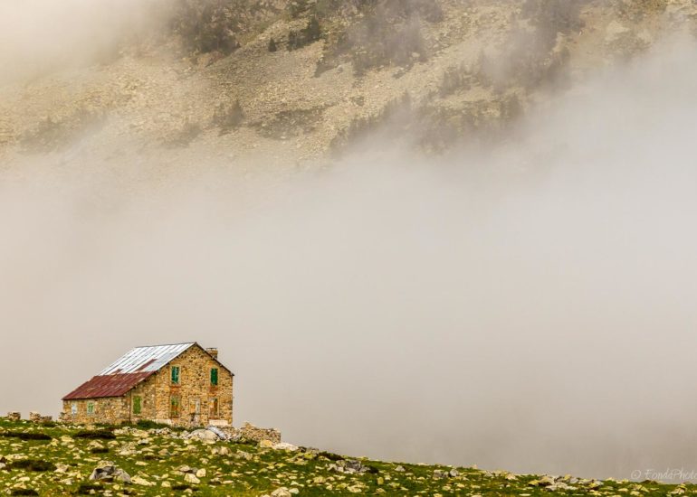 Mont-Saint-Michel in the mist