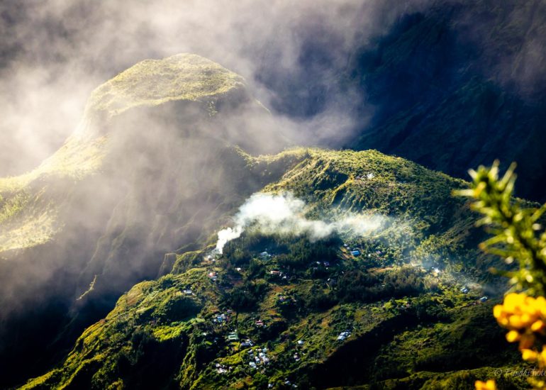 Mont-Saint-Michel in the mist