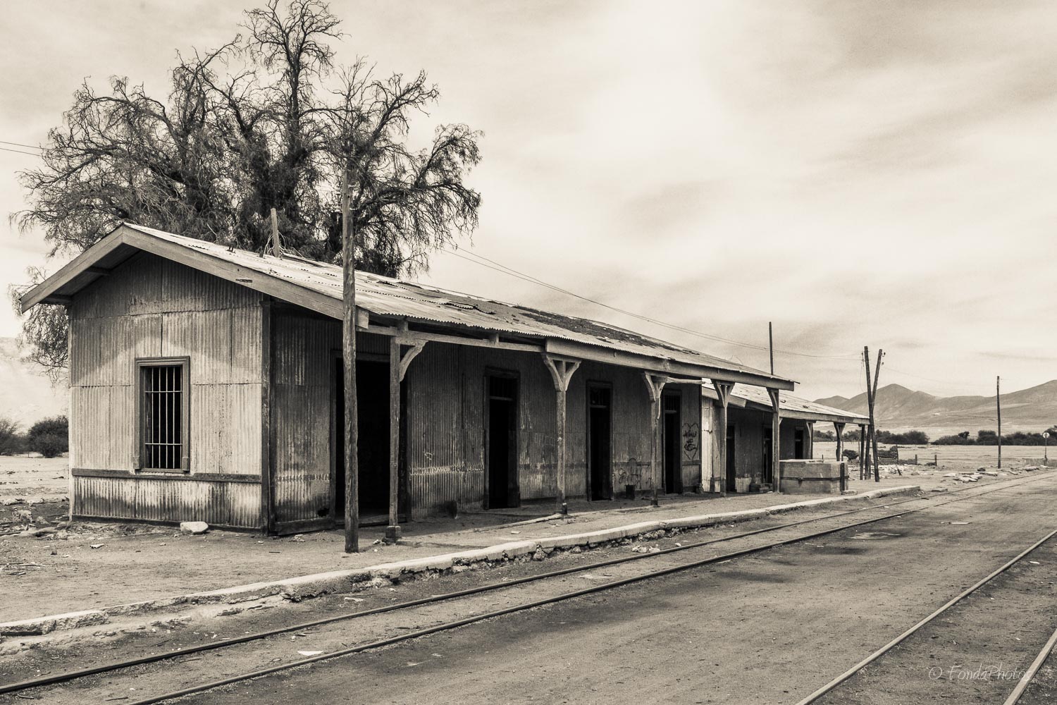 Abandonned train station, Quillagua