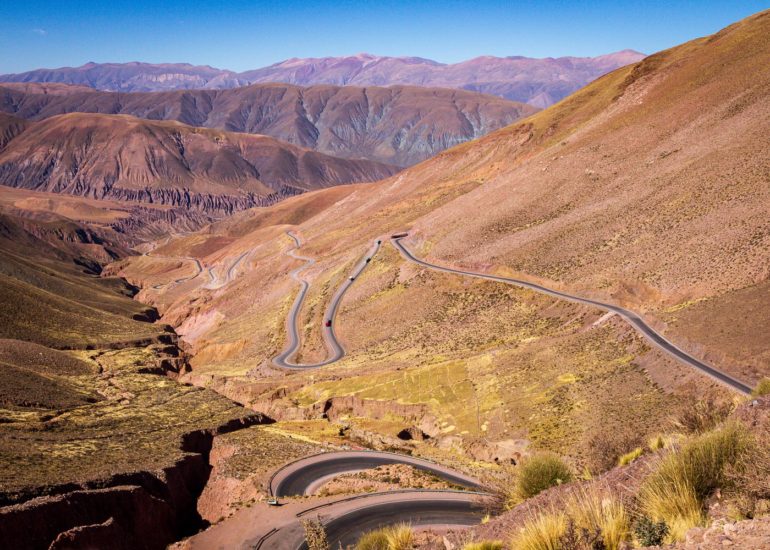 Route 52 towards Salinas Grandes, NOA, Argentina
