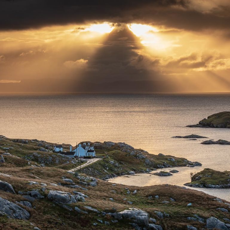 ILe de Harris, vue vers Skye