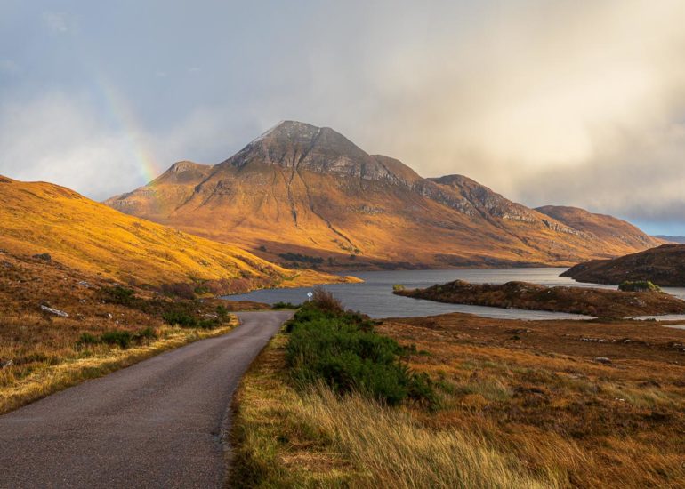Old road bridge over Unapool Burn