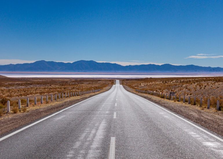 Route 52 towards Salinas Grandes, NOA, Argentina