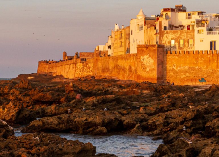Medina Essaouira, extérieur de la muraille