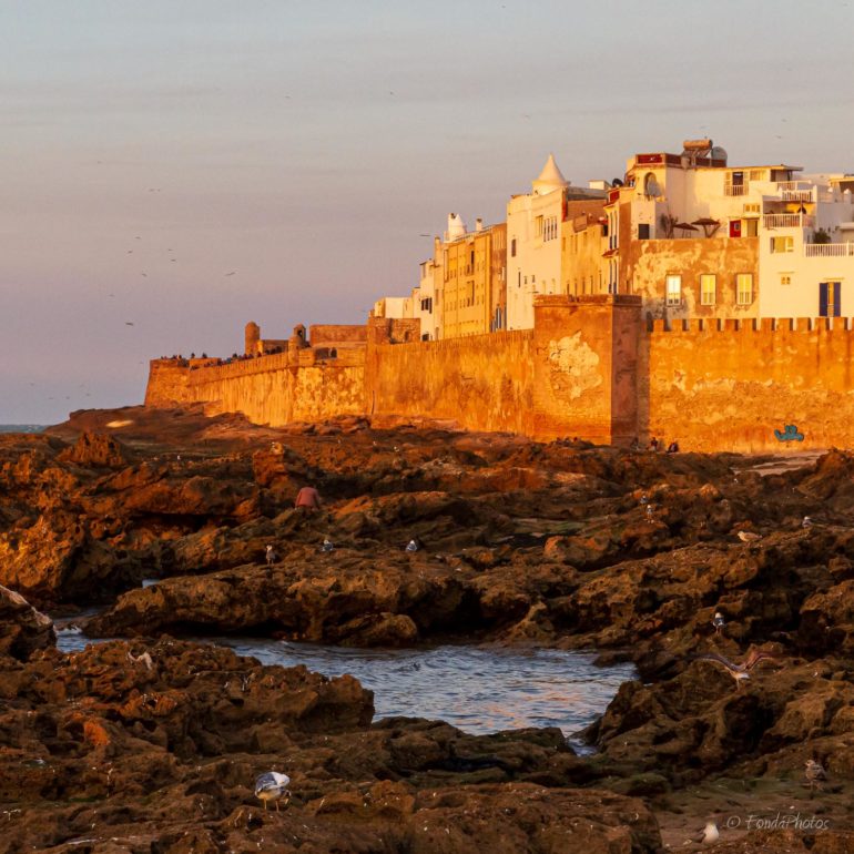 Medina Essaouira, extérieur de la muraille