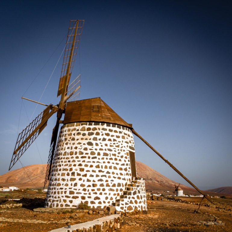 Fuerteventura, Molinos de Villaverde, Iles Canaries