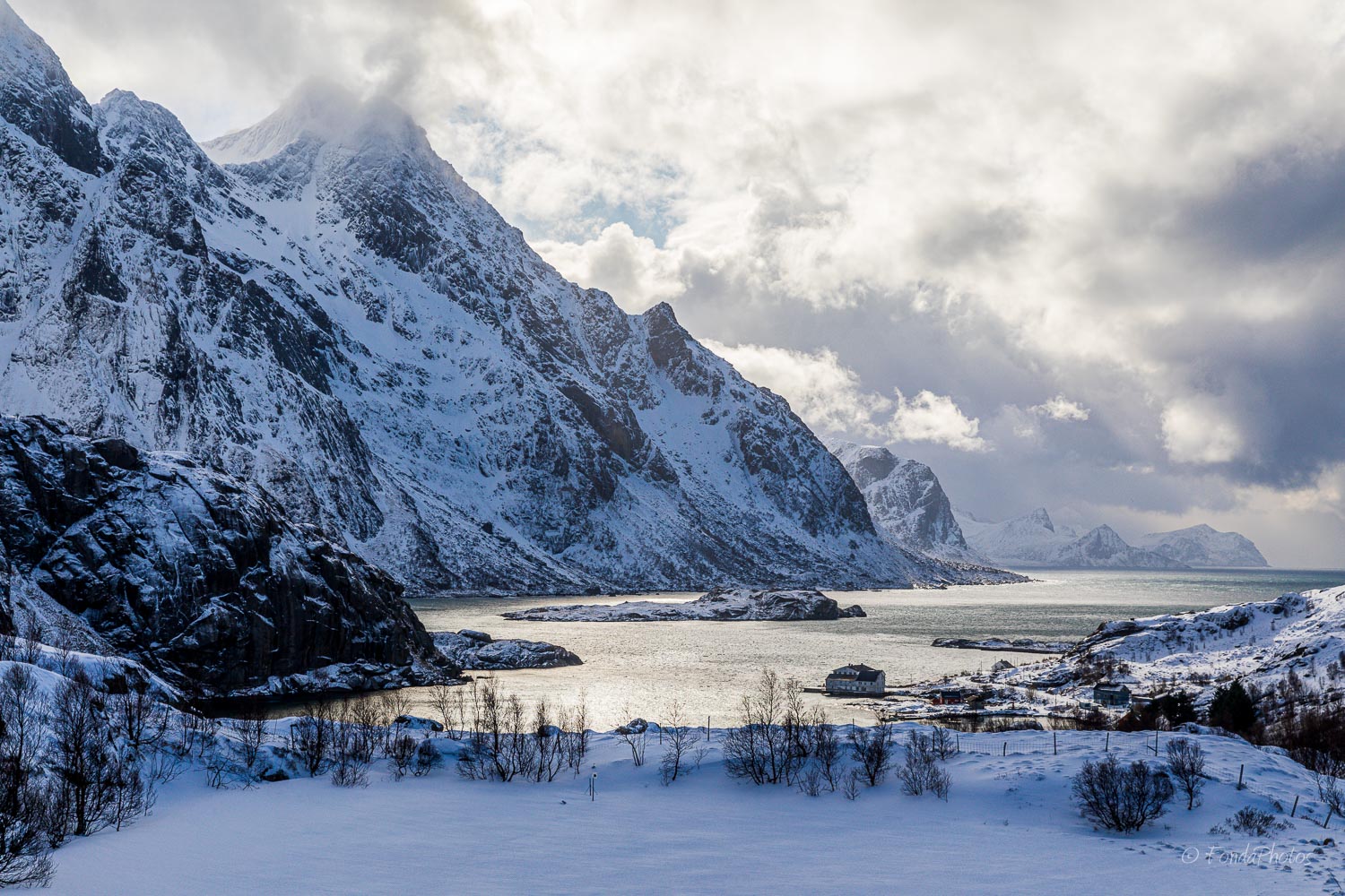 Maervollspollen fjord, Lofoten Islands