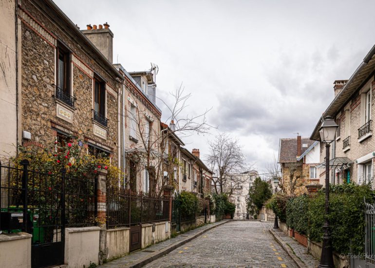 Montmartre, rue Poulbot, Paris