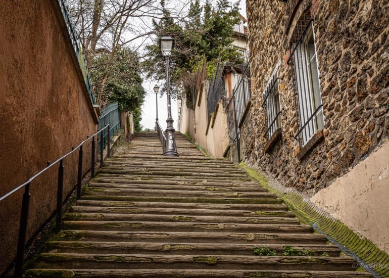 Montmartre, rue Poulbot, Paris