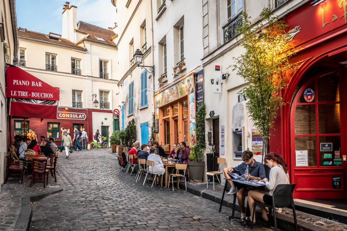 Montmartre, rue Poulbot, Paris