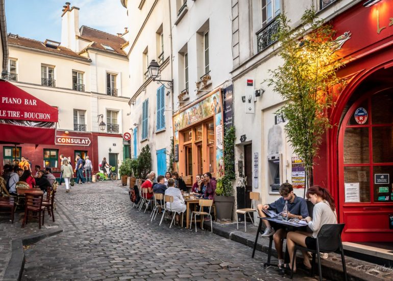 Montmartre, rue Poulbot, Paris