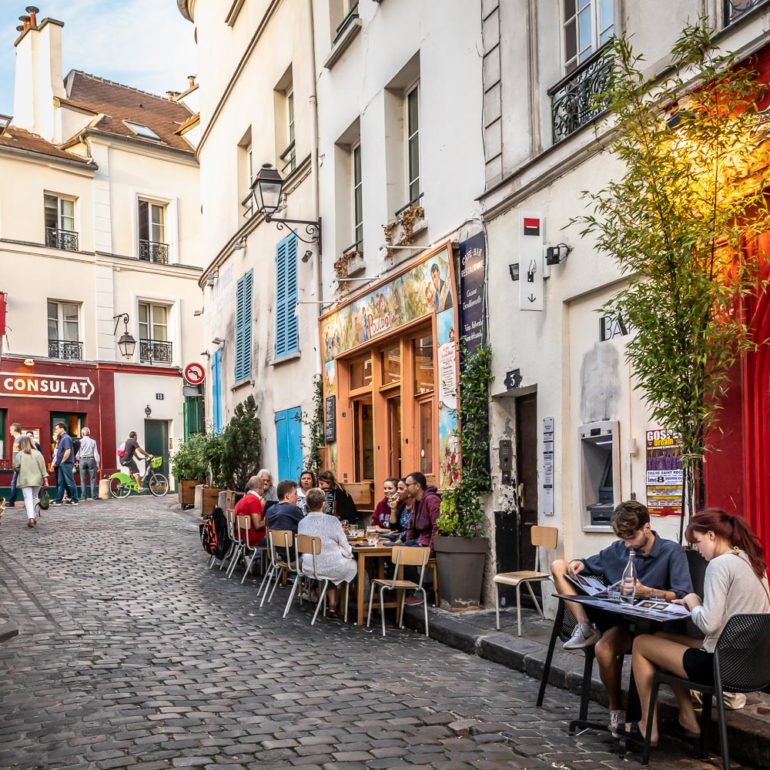 Montmartre, rue Poulbot, Paris