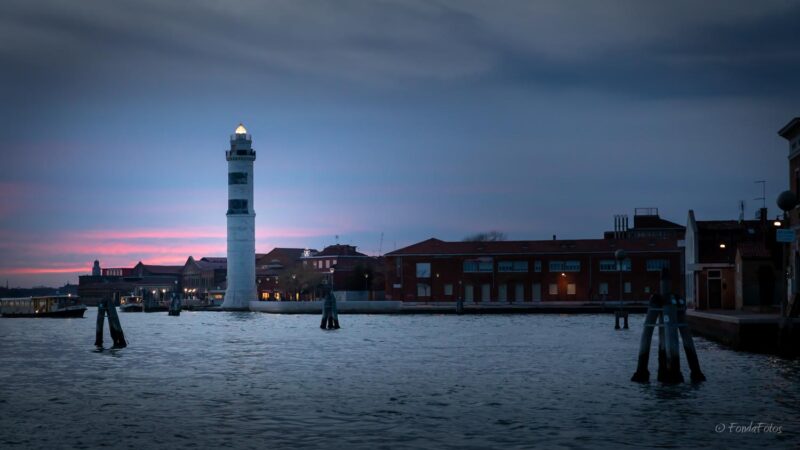 Gondolas in the Giudecca Canal, Venice