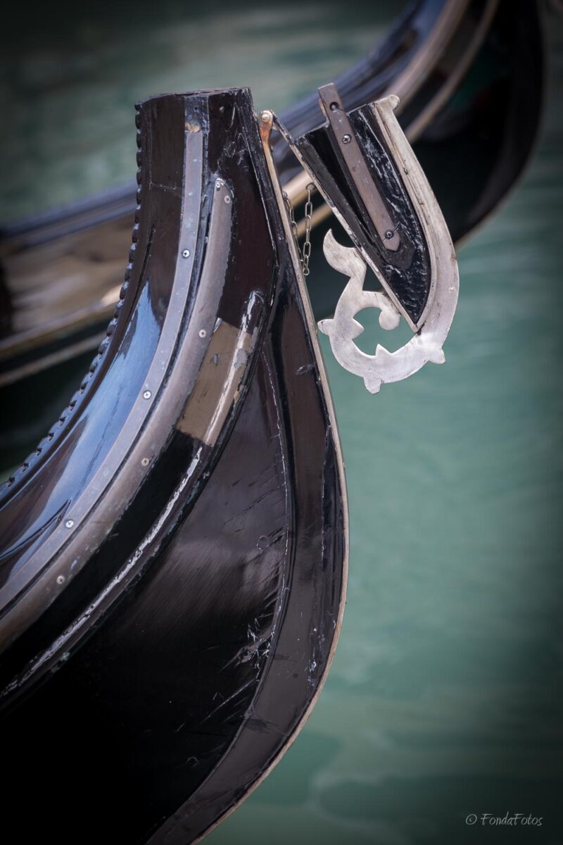 Gondolas in the Giudecca Canal, Venice