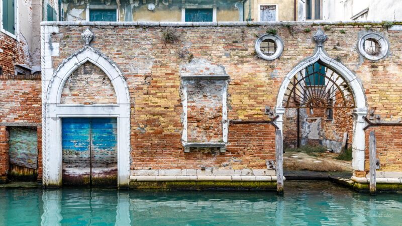 Gondolas in the Giudecca Canal, Venice