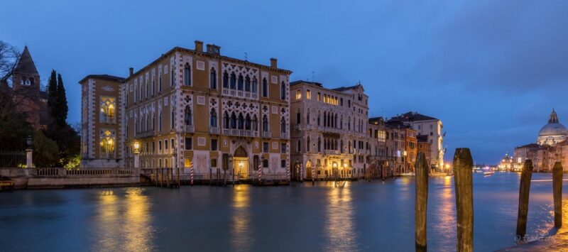 Gondolas in the Giudecca Canal, Venice